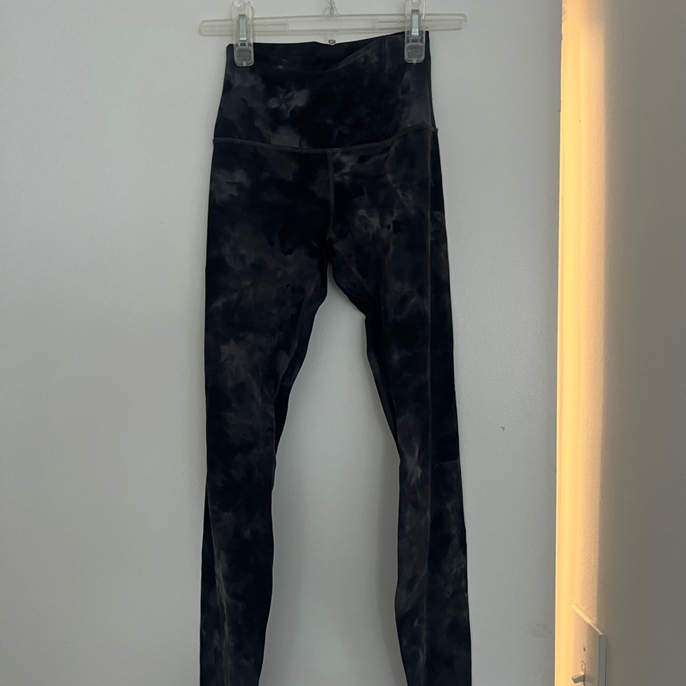 Lululemon Align Deep Navy Tie Dye Leggings
